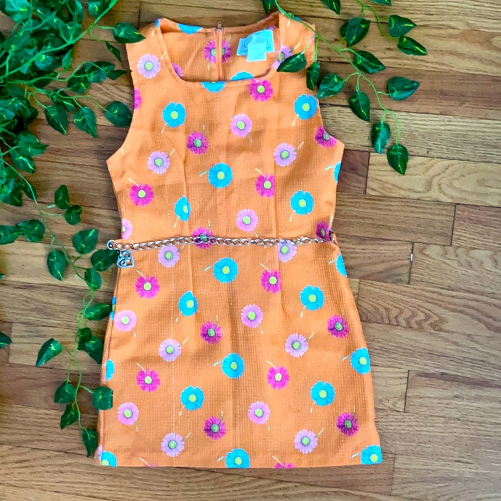 Orange follower dress